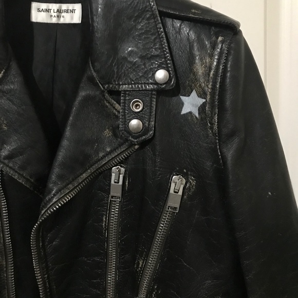 Sz44 Saint Laurent Paris distressed L17 SS17 - Picture 5 of 7